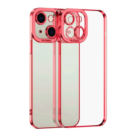 Протиударний чохол Electroplating High для iPhone 15 - червоний