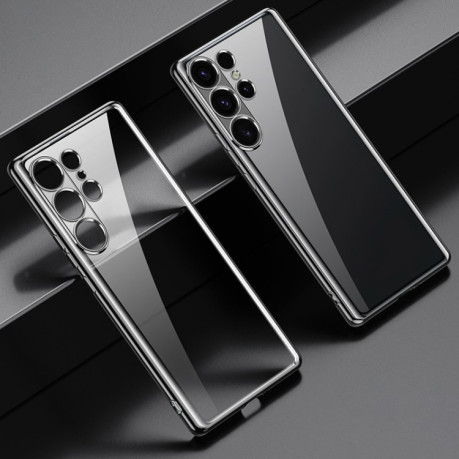 Чохол SULADA Electroplating Frosted TPU для Samsung Galaxy S24 Ultra 5G - чорний