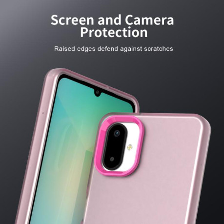 Противоударный чехол Candy Series для Samsung Galaxy F06 5G / M06 5G - красный