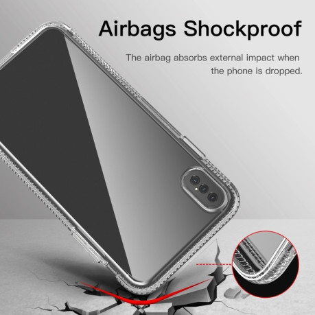 Противоударный чехол Airbag для iPhone XS Max - прозрачный