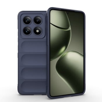 Силиконовый чехол Magic Flannel для Xiaomi 14T 5G Global - синий