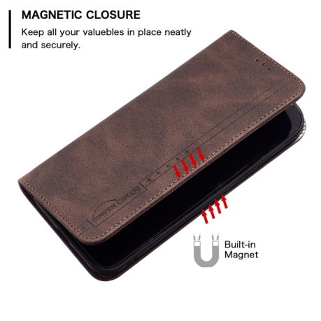Чохол-книжка RFID Blocking Samsung Galaxy A04 4G - коричневий