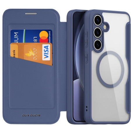 Чохол-книжка DUX DUCIS Skin X Pro Series Magsafe  для Samsung Galaxy S25+ 5G - синій