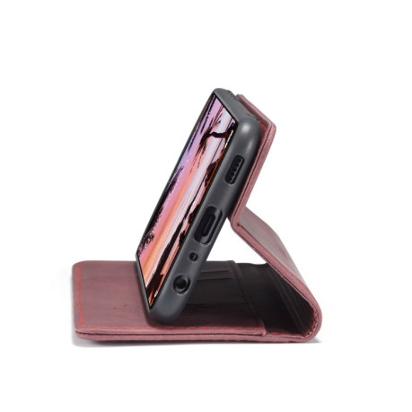Чохол-книжка CaseMe 013 Series Samsung Galaxy A72 - винно-червоний