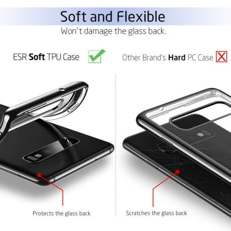 Силиконовый чехол ESR Twinkler Series на Samsung Galaxy S10-черный