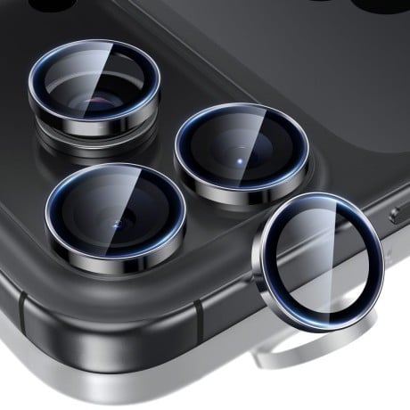 Защитное стекло на камеру ESR Armorite Camera на iPhone 14 Pro / Pro Max / 15 Pro / Pro Max / 16 Pro / Pro Max / 17 Pro / Pro Max - Black