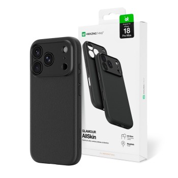 Оригинальный чехол AmazingThing Glamour AllSkin с MagSafe на iPhone 18 Pro Max — чёрный