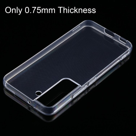Ультратонкий силиконовый чехол 0.75mm на Samsung Galaxy S22 Plus 5G - прозрачный