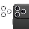 Захисне скло на камеру Kalebol Individual Camera Lens Diamond Ring для iPhone 17 Pro Max - сріблясте