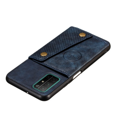 Противоударный чехол Double Buckle для Samsung Galaxy M52 5G - синий