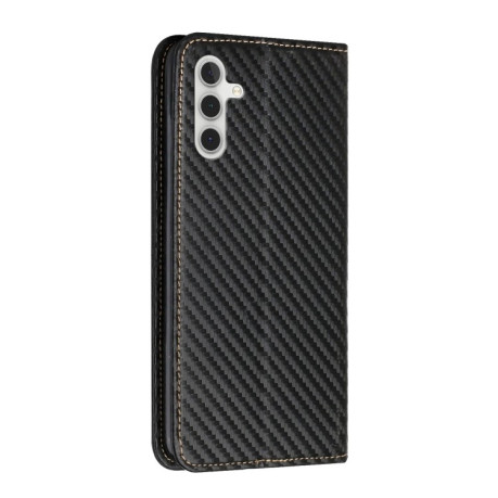Чохол-книжка Carbon Fiber Texture для Samsung Galaxy S23 FE 5G - чорний