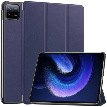 Чехол-книжка Solid Color Custer для Xiaomi Pad 6 / 6 Pro - синий