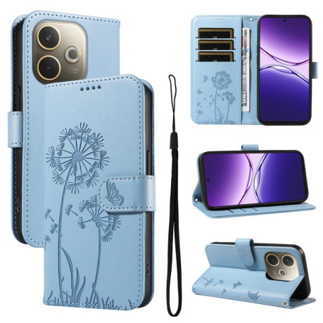 Чохол-книжка Dandelion Embossed Pattern Flip Leather для OPPO A5 Pro 5G Global - синій