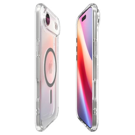 Оригинальный прозрачный чехол Spigen Ultra Hybrid с MagSafe на iPhone Air - Clear Gray