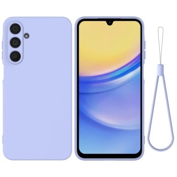 Силіконовий чохол Solid Color Liquid Silicone для Samsung Galaxy A16 5G - фіолетовий