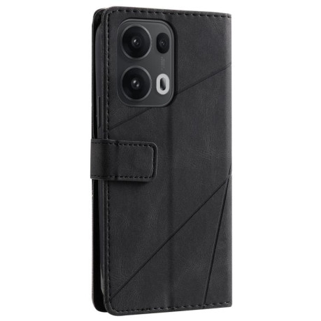 Чохол-книжка Skin Feel Splicing для OPPO Reno13 Pro 5G - чорний
