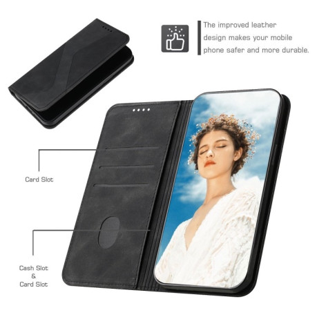 Чехол-книжка Skin Feel S-type для Samsung Galaxy A03/A04E - черный