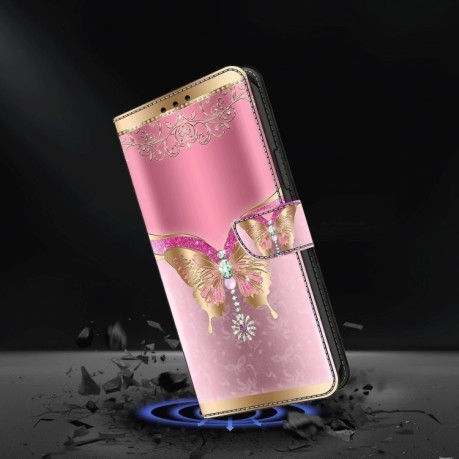 Чохол-книжка Crystal 3D Shockproof Protective Leather для Samsung Galaxy A35 5G - метелик