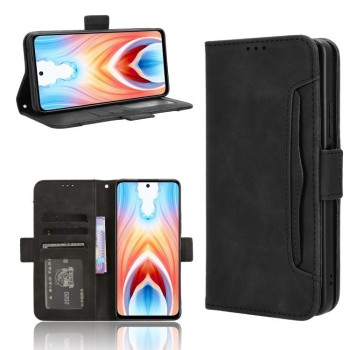 Чехол-книжка Skin Feel Calf на OnePlus Nord N30 SE - черный