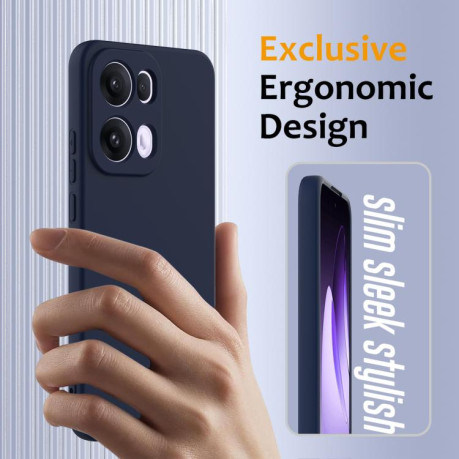 Силіконовий чохол Shockproof Silicone Magsafe для OPPO Reno13 Pro 5G Global - синій