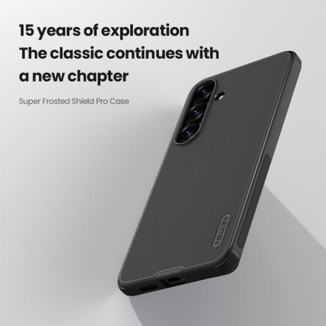 Протиударний чохол NILLKIN Super Frosted для Samsung Galaxy S25+ 5G - зелений