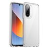 Противоударный чехол Colorful Acrylic Series с цветной силиконовой боковиной для Redmi A7 Pro 171mm / Poco C85x 5G — прозрачный