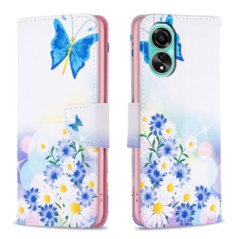 Чехол-книжка Colored Drawing Pattern для OPPO A78 4G - Love