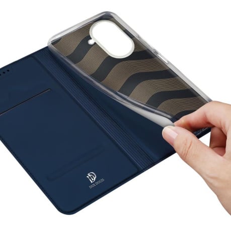 Чехол-книжка DUX DUCIS Skin Pro Series Flip Leather для Xiaomi Redmi A5 4G 171.7mm / Poco C71 - синий