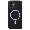 Протиударний чохол Nano Silicone (Magsafe) для iPhone 11 - чорний
