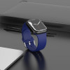 Силиконовый ремешок Solid Color для Apple Watch Series 6/SE/5/4 44mm - синий