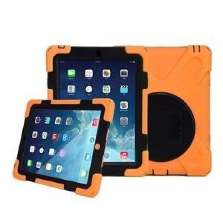 Противоударный Чехол с подставкой Shock-proof Detachable Stand оранжевый  для iPad 4/ 3/ 2