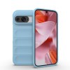 Силіконовий чохол Magic Flannel для Google Pixel 9 Pro - блакитний