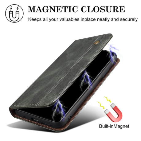Чохол-книжка Simple Wax Crazy Horse  для Samsung Galaxy S25 Ultra 5G - зелений