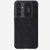 Кожаный чехол-книжка Nillkin Qin Series для Samsung Galaxy A55 - черный
