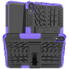 Противоударный чехол Tire Texture для iPad mini 6 - фиолетовый