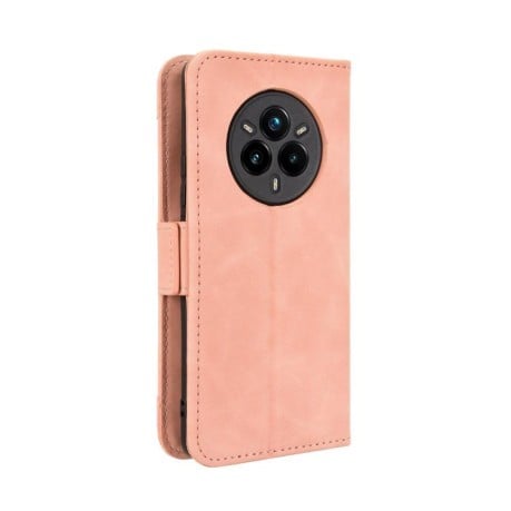 Чехол-книжка Skin Feel Calf на Realme 14 Pro+  - розовый