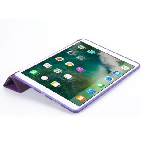 Чохол-книжка Solid Color Trid-fold + Deformation Viewing Stand на iPad Air 2019/Pro 10.5 - фіолетовий