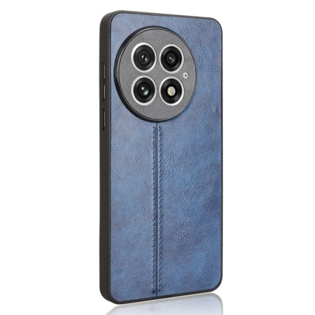 Ударозахисний чохол Cow Pattern Sewing Card Bag для OnePlus 13 - синій
