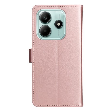 Чохол-книжка Cat and Dog для Xiaomi Redmi Note 14 5G - рожеве золото