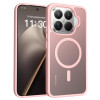 Противоударный чехол Skin Feel TPU Hybrid PC MagSafe для Xiaomi 15T Pro 5G — розовый