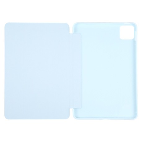 Чехол-книжка Three-fold для Xiaomi Pad 6 / 6 Pro - голубой