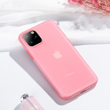 Чехол Baseus Jelly Liquid Silica Gel на iPhone 11 Pro -розовый