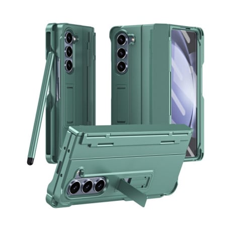 Протиударний чохол Diamond Case-film Integral Hinge Shockproof для Samsung Galaxy Fold 6 5G - зелений