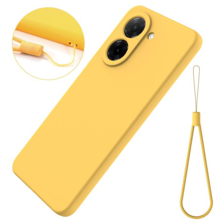 Силіконовий чохол Solid Color Liquid Silicone на Redmi A5 4G 171.7mm / Poco C71 - жовтий