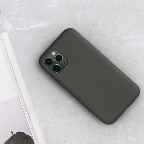 Оригинальный чехол UNIQ etui Lino Hue для iPhone 11 Pro Max - серый