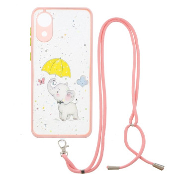 Противоударный чехол Starry Sky Epoxy для Samsung Galaxy A03 Core - Elephant