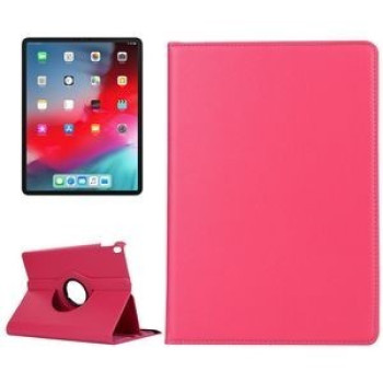 Кожаный Чехол 360 Degree Rotation Litchi для iPad Air 4 10.9 2020/Pro 11&quot; 2018-пурпурно-красный