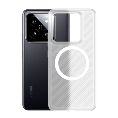 Чехол MagSafe PP Protective Back Cover на Xiaomi 14 - белый