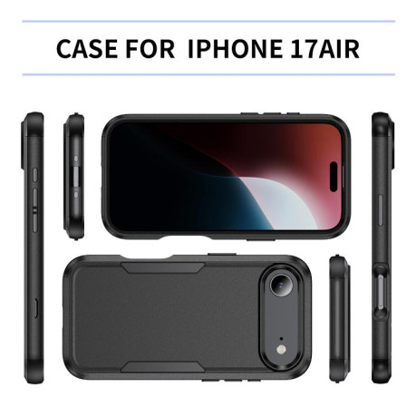 Противоударный чехол Commuter Shockproof TPU + PC для iPhone Air - черный