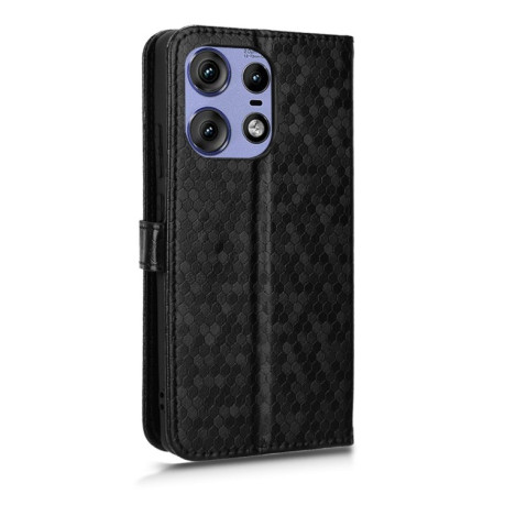 Чехол-книжка Honeycomb Dot для Motorola Edge 50 Pro - черный